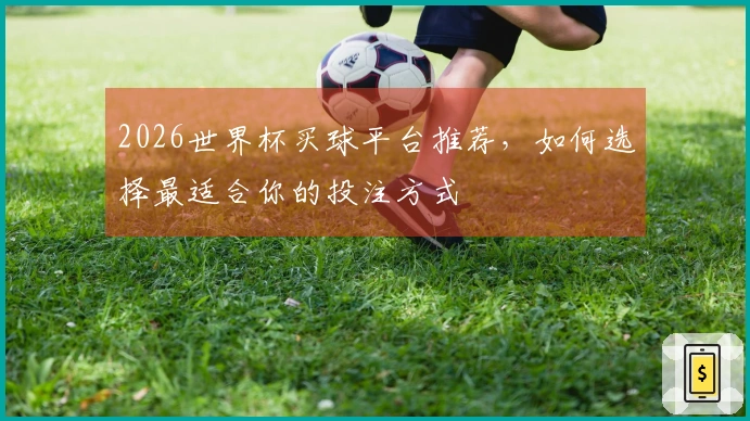 2026世界杯买球平台推荐，如何选择最适合你的投注方式