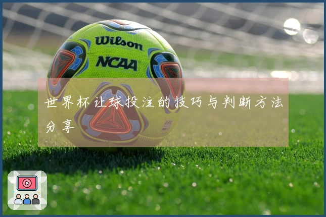 世界杯让球投注的技巧与判断方法分享